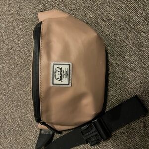 Herschel Supply Company Blush Pink Belt Bag with Black Strap